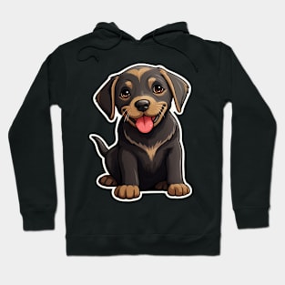 Cute Black Labrador Dog - Dogs Chocolate Labradors Hoodie